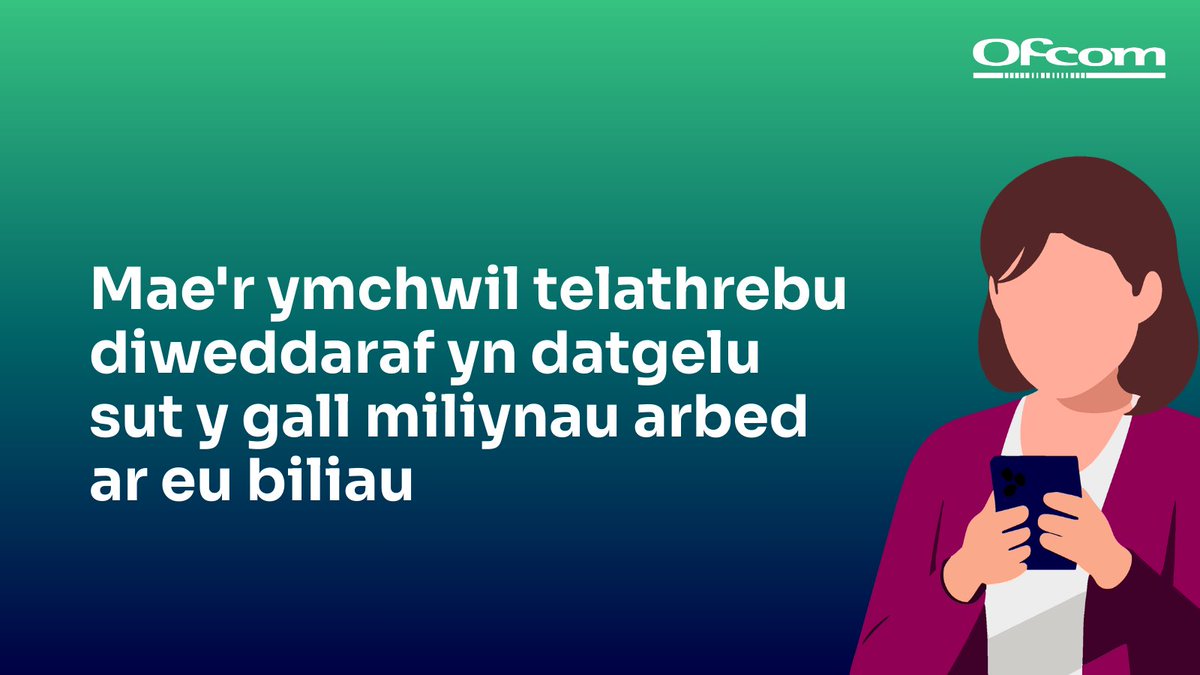 Ofcom Cymraeg tweet media