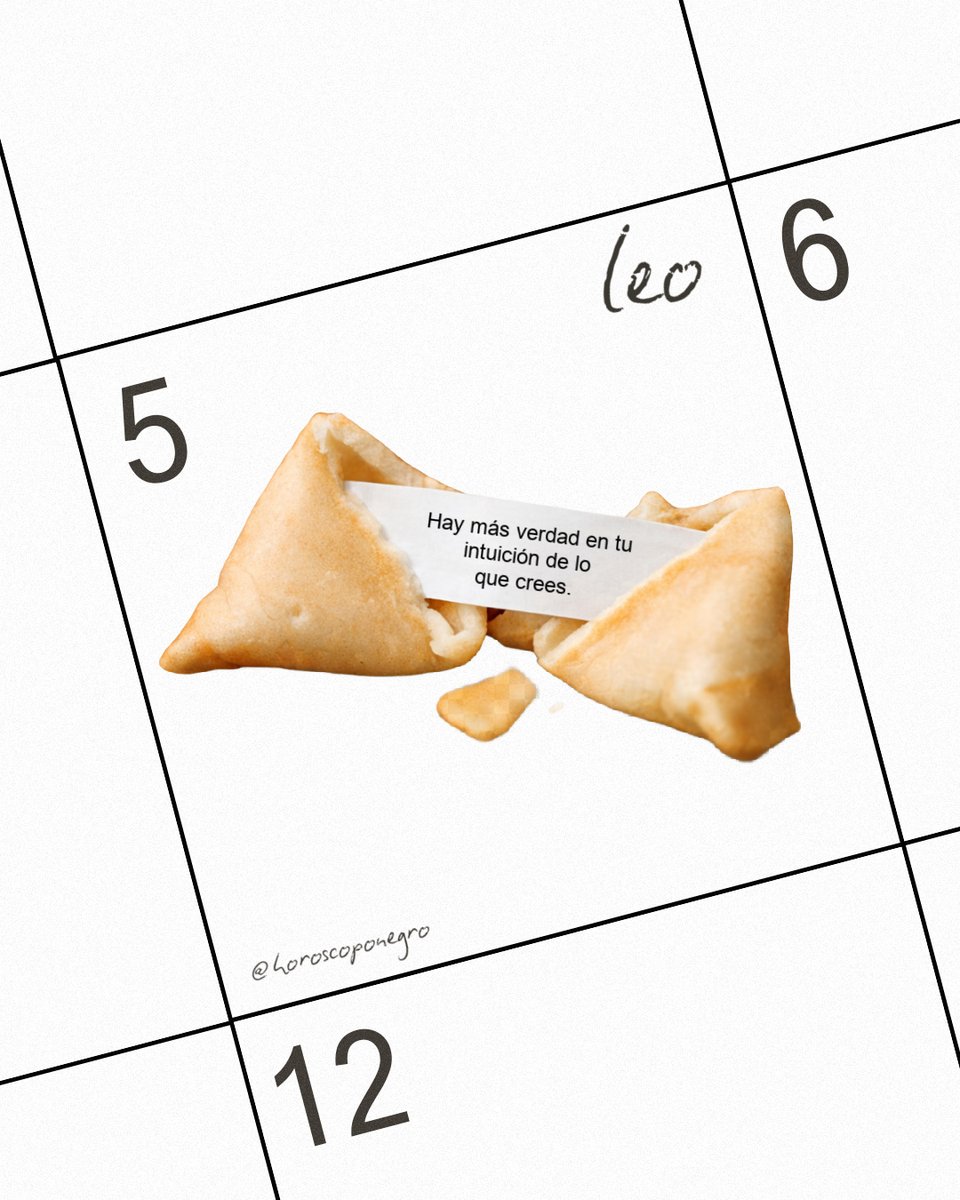 leo_hnegro's tweet photo. Leo, aquí tienes tu galleta de la fortuna de marzo 💫 https://t.co/8Ss0MLYi0N