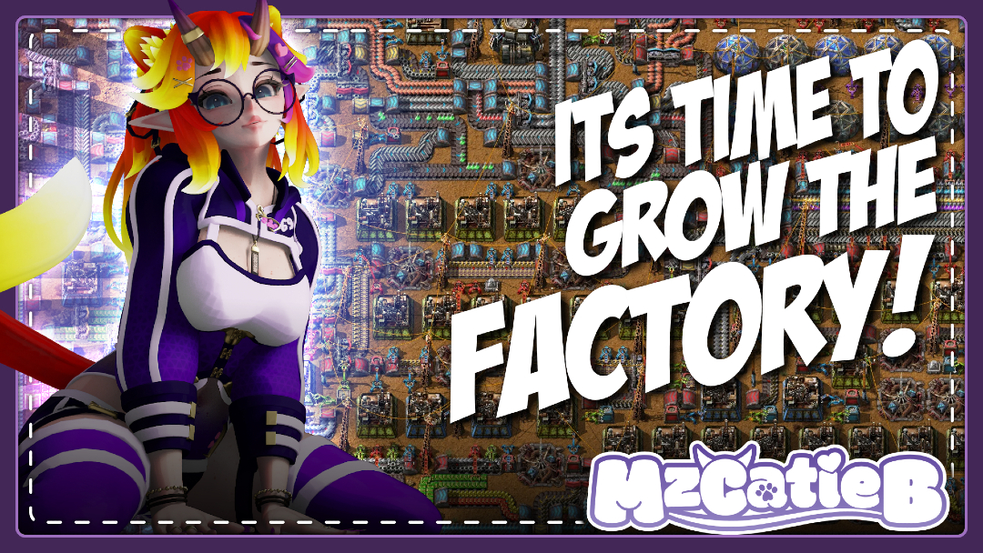 MzCatieB's tweet image. Endless Factory Fun
#Vtuber #TwitchLive #StreamingNow #ComfyStream