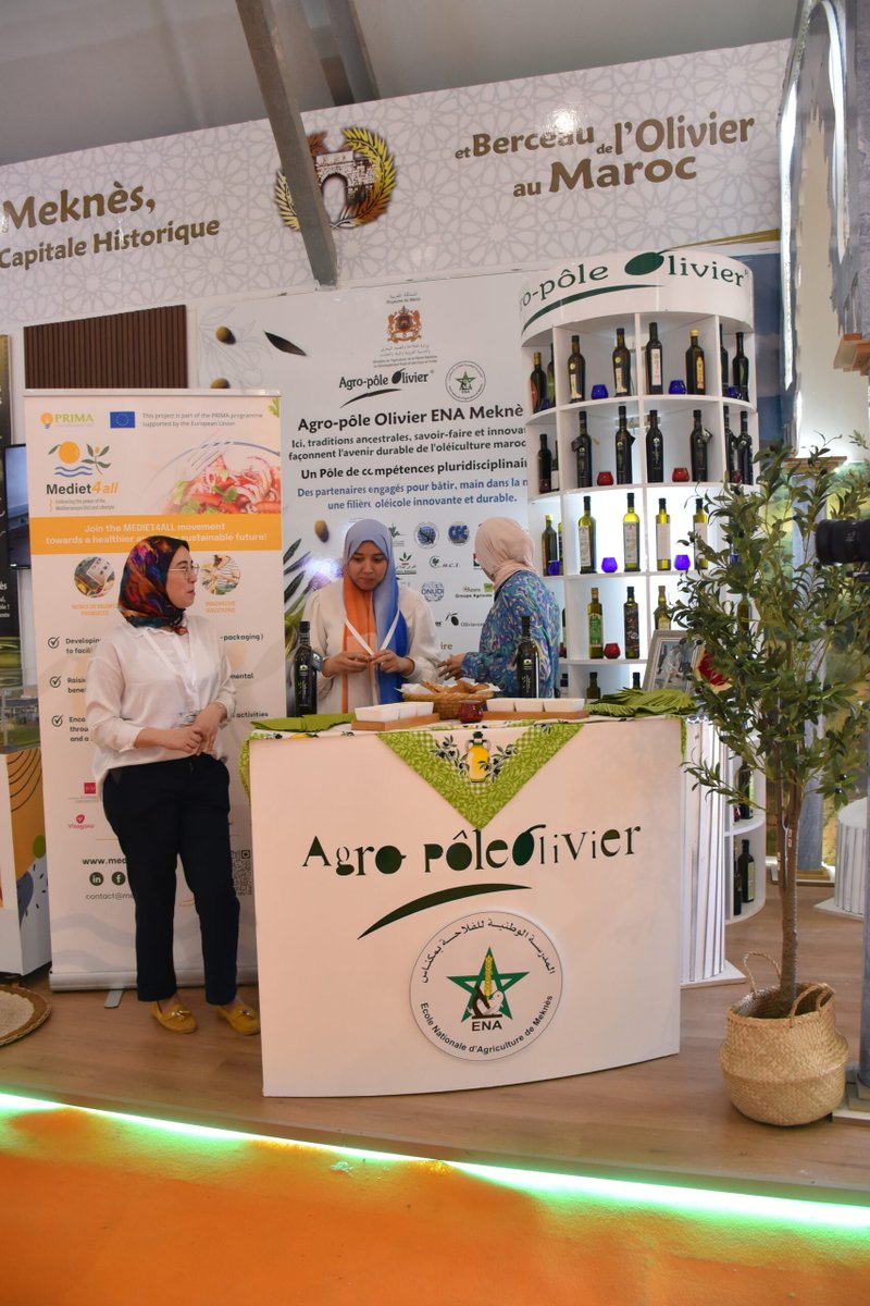🌍 MEDIET4ALL at SIAM 2025!

Promoting #innovation, sustainability &amp; the Mediterranean diet with researchers, producers &amp; industry experts.

Read more: cutt.ly/ZtRWVI2P

#MEDIET4ALL #SIAM2025 #AgriFood <a href="/ENAgriMeknes/">Ecole Nationale d'Agriculture de Meknès</a>