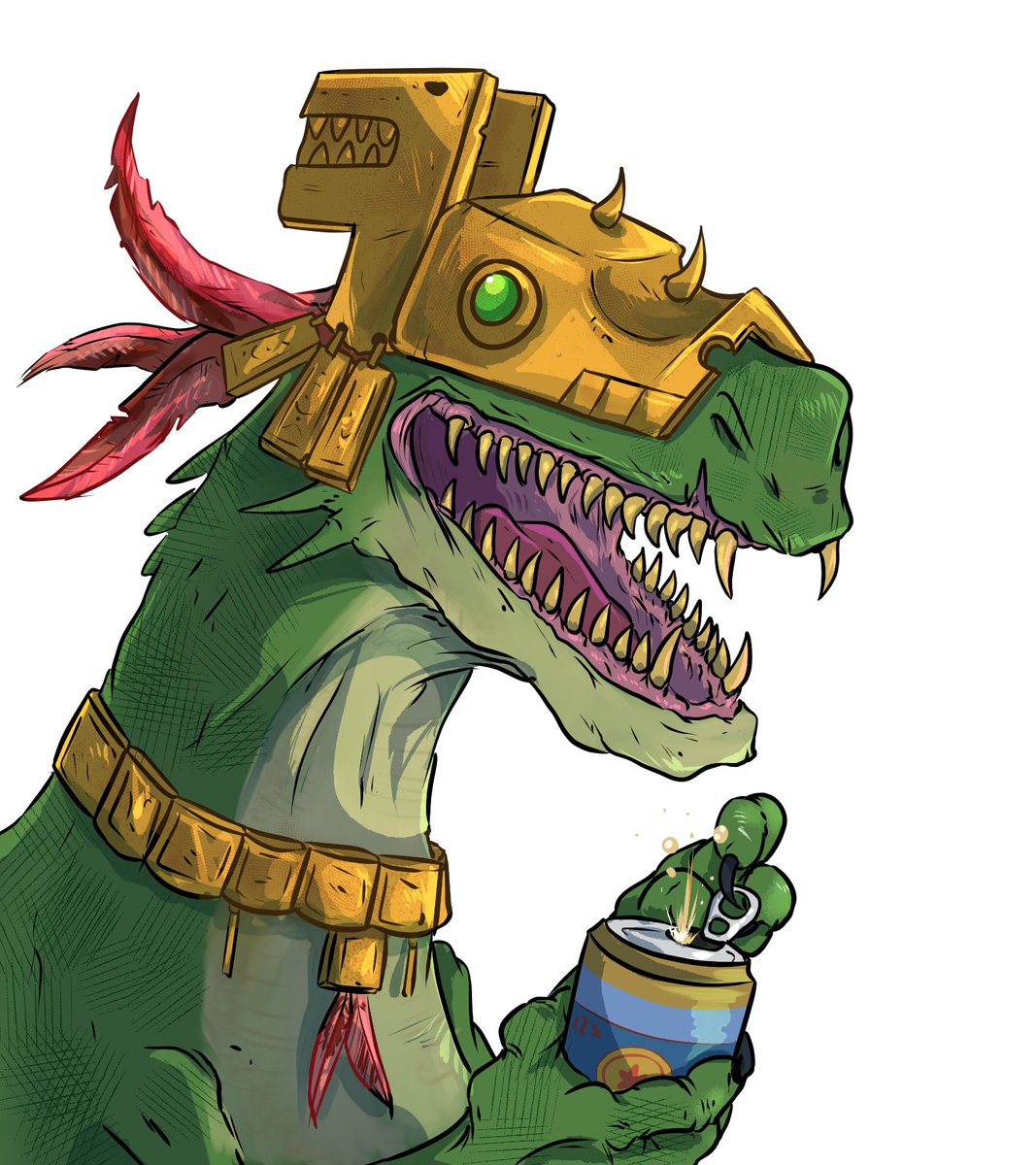 Drew a profile pic for a buddy