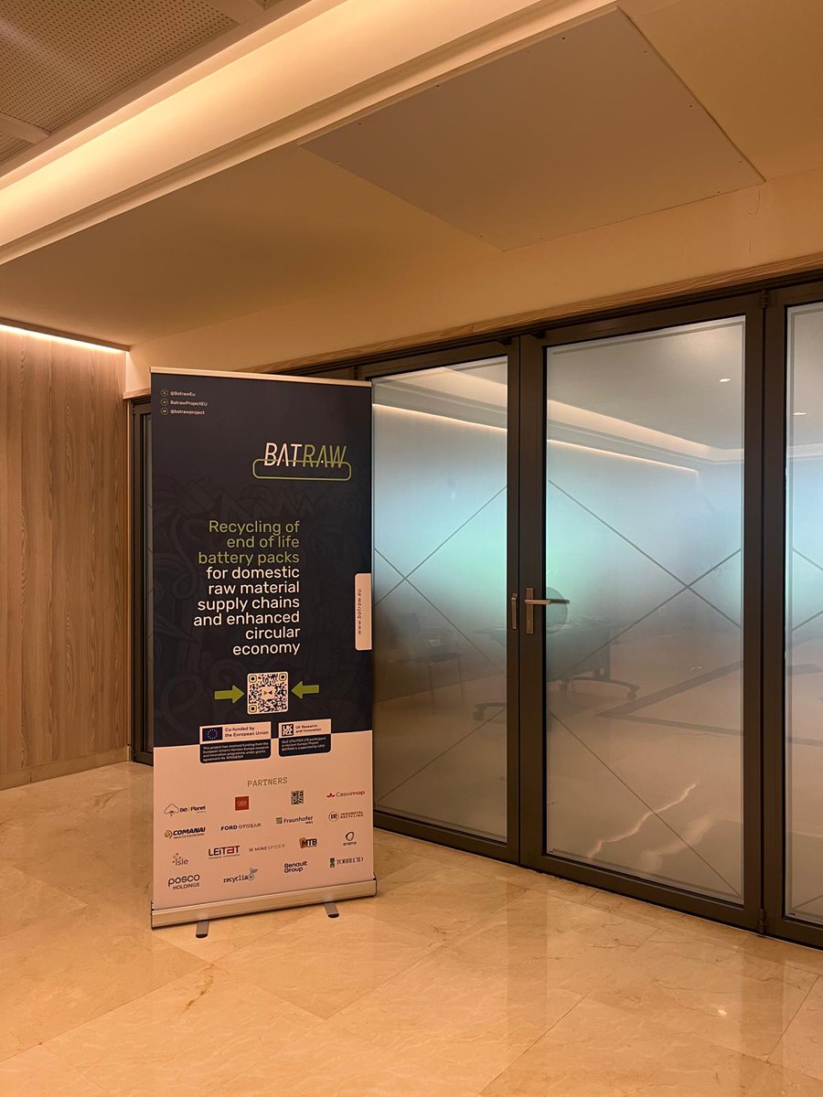 BatrawEu's tweet photo. Wrap-up of the 9th #BATRAWproject General Assembly in Madrid 🇪🇸🔋

Great to meet with the consortium and review progress on raw material validation, sustainability assessment and the next steps toward the final project review.

Thanks to all partners for the collaboration! 🤝 https://t.co/U4FKxlHdw9
