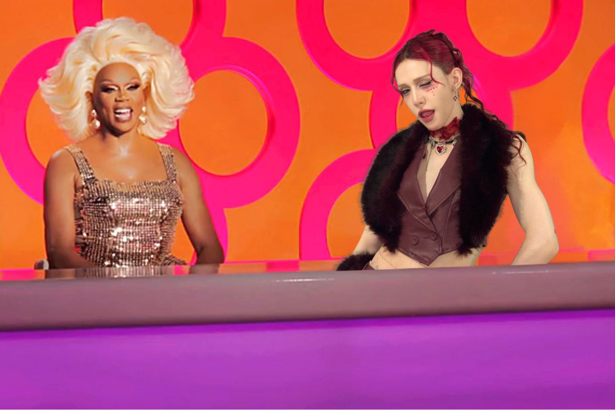 mutification's tweet photo. imagine turning on drag race and seeing wumuti as a guest star https://t.co/ohKObkLcJk
