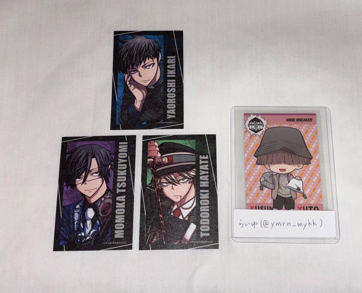 ymrn_mykk's tweet photo. 【交換】桃源暗鬼/コミケ/C107/キャラカード

譲:矢颪、桃華、等々力
求:淀川>>>定価+(送料)

✧郵送又は都内手渡し(日程要相談)
✧譲渡はお返事にお時間頂く場合がございます。

お気軽にお声掛けください🎀 https://t.co/aRrEBOMcYv