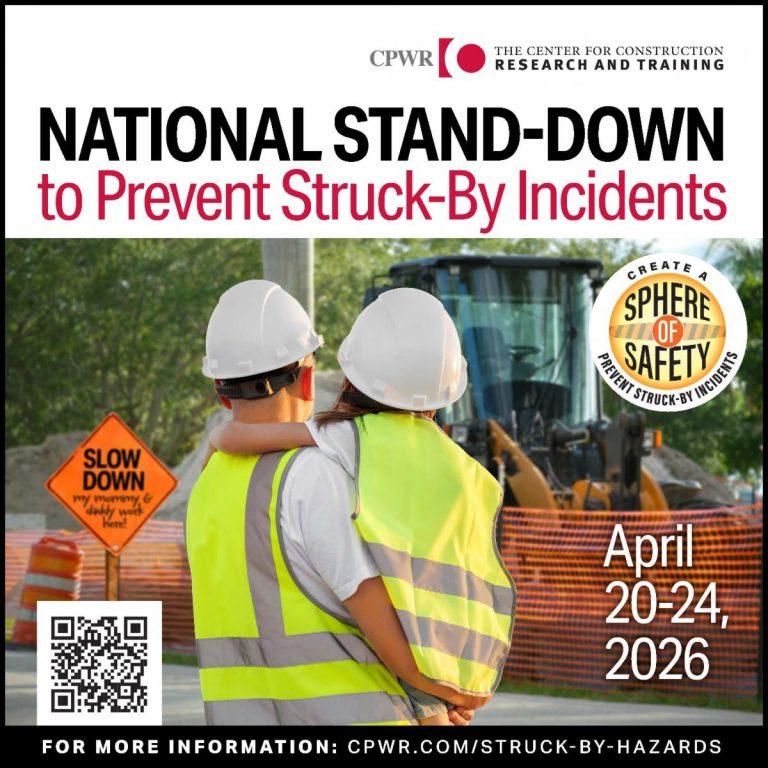 Falls and Struck-By Incidents Remain Leading Causes of Construction Worker Deaths — Safety Stand-Downs Aim to Prevent Tragedies wp.me/p67u4n-6CC