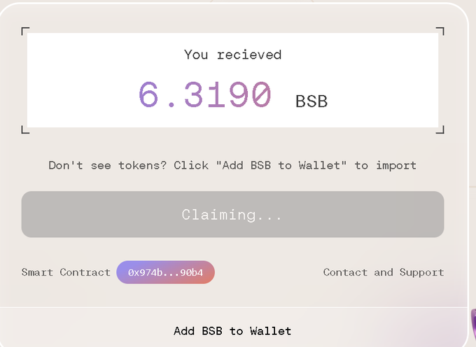 cryptoxcarol's tweet photo. Reminder for early BlockStreet users 👀

NFT mint is ongoing and tied to $BSB allocation

0.00111 ETH mint price $BSB 

https://t.co/AINcDzp0Vo

BlockSt_HQ #BlockStreet https://t.co/WWgFMZBwxw