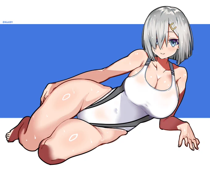 浜風✕競泳水着