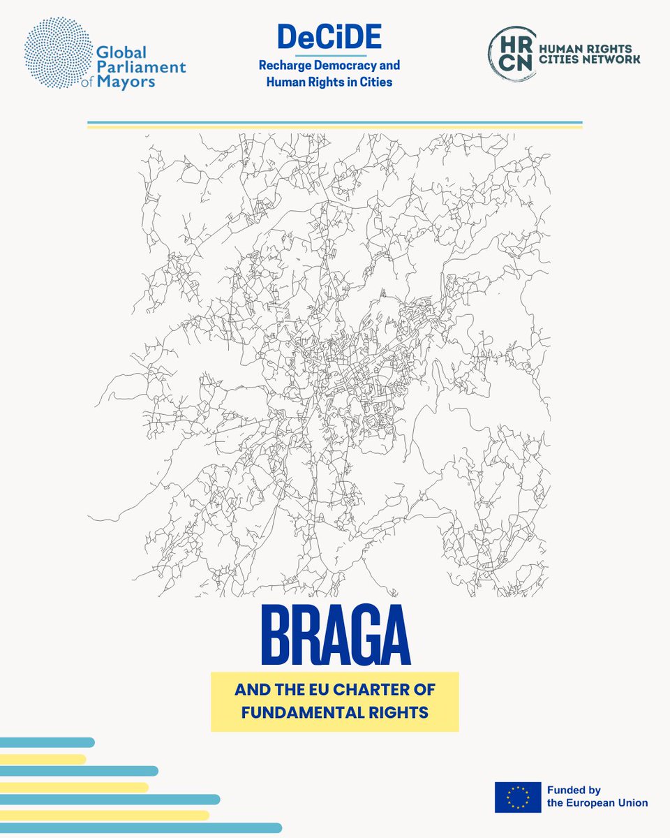 gpmayors's tweet image. Braga is redefining local democracy through #DeCiDE , turning the EU Charter into a digital reality for its residents. Youth Participatory Budgets (Art. 40), Blockchain &amp;amp; virtual town halls (Art. 11) and Open data for accountability (Art. 41). Read more: globalparliamentofmayors.org/braga-and-the-…
