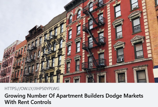 SHAPE_Illinois's tweet photo. ICYMI: Growing Number Of Apartment Builders Dodge Markets With Rent Controls https://t.co/n1XKlM3LSA (via @Bisnow) https://t.co/e5QWhYBrna