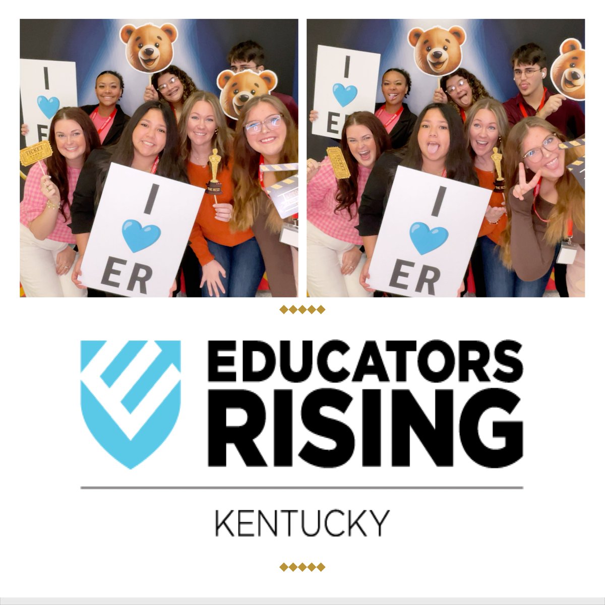 MHSCards1's tweet photo. Mayfield High School's EdRising Crew is preparing to compete. Good Luck! Hunter Carr will be speaking as State President and Mrs. Β Dowdy will be speaking as Teacher of the Year. Lots of Mayfield representation!
#GrowYourOwn #EdRising https://t.co/TRaTeFwMrw