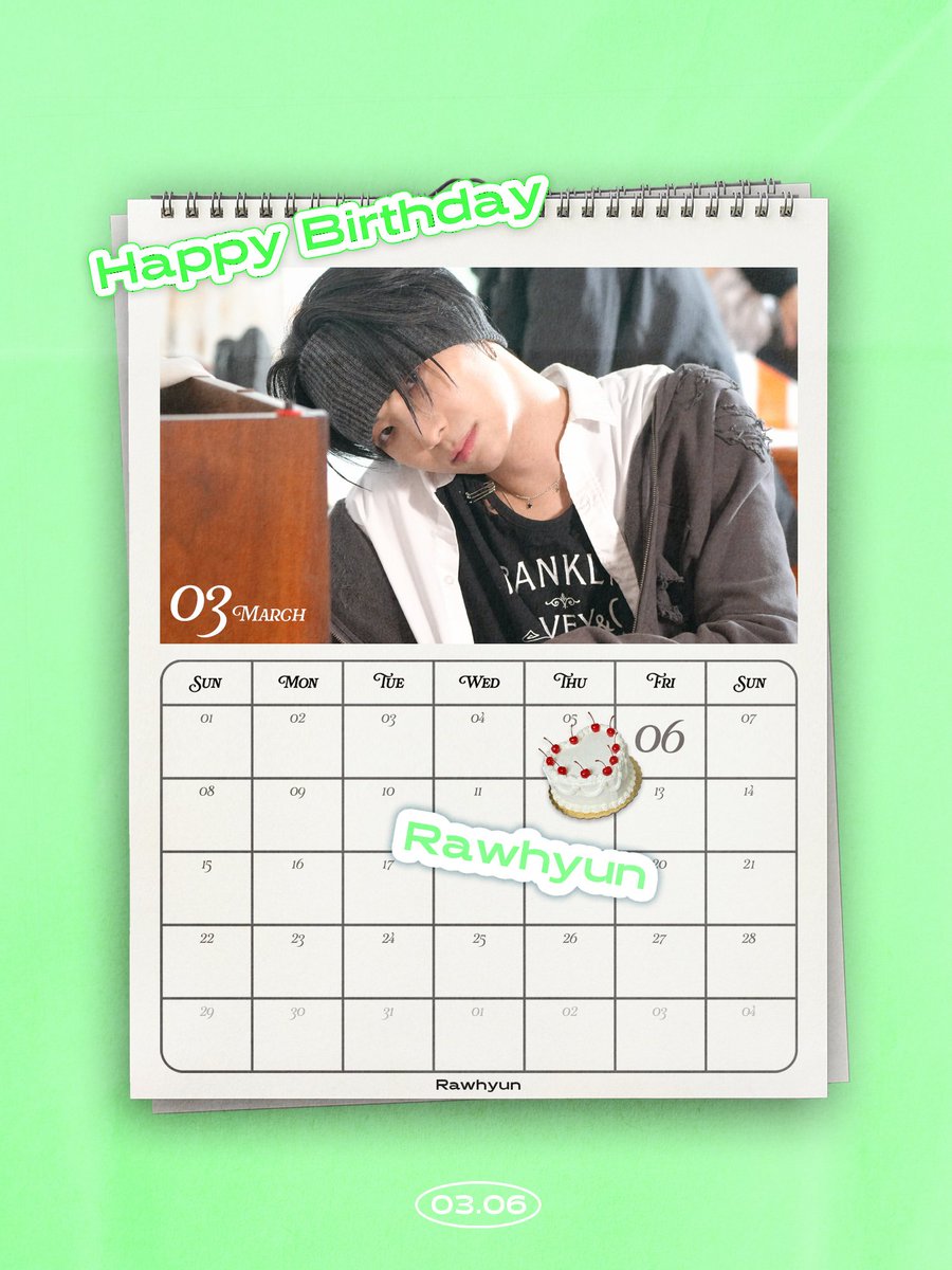 [🦦]

HBD RAWHYUN💚
2003.03.06

#RAWHYUN #NTX
#HAPPY_RAWHYUN_DAY
#로현축하안하고어디서뭐하니지금