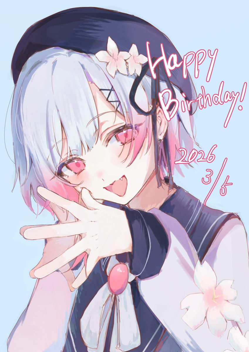 ciiii_ch's tweet photo. エマちゃんおめでとう〜！✨️🎉

#桜羽エマ生誕祭2026 #まのさば二次創作 https://t.co/43WpmAkRuy