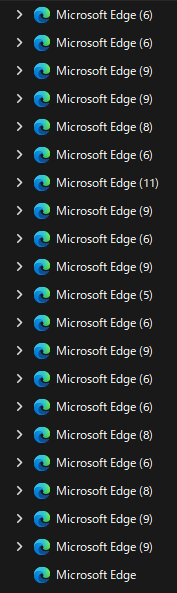 WindowsのCodex Appをお試しで動かしたら Edgeブラウザを150個近く