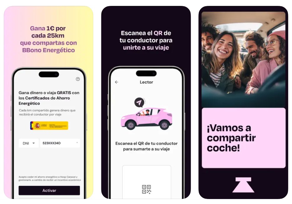 ChollosHBAR's tweet photo. 🚗💸 Sabes que TRIBBU PAGA por viajar en coche?
Para que te hagas una idea: 1€ cada 25 km por pasajero. Da igual a quién lleves, lo importante es compartir trayecto.
Cualquier duda DM📩
🎁Descarga la app gratis y consigue 5€ cuando completes tu 5º viaje:
https://t.co/jz7WNh3xnU https://t.co/ECc76FxeS0