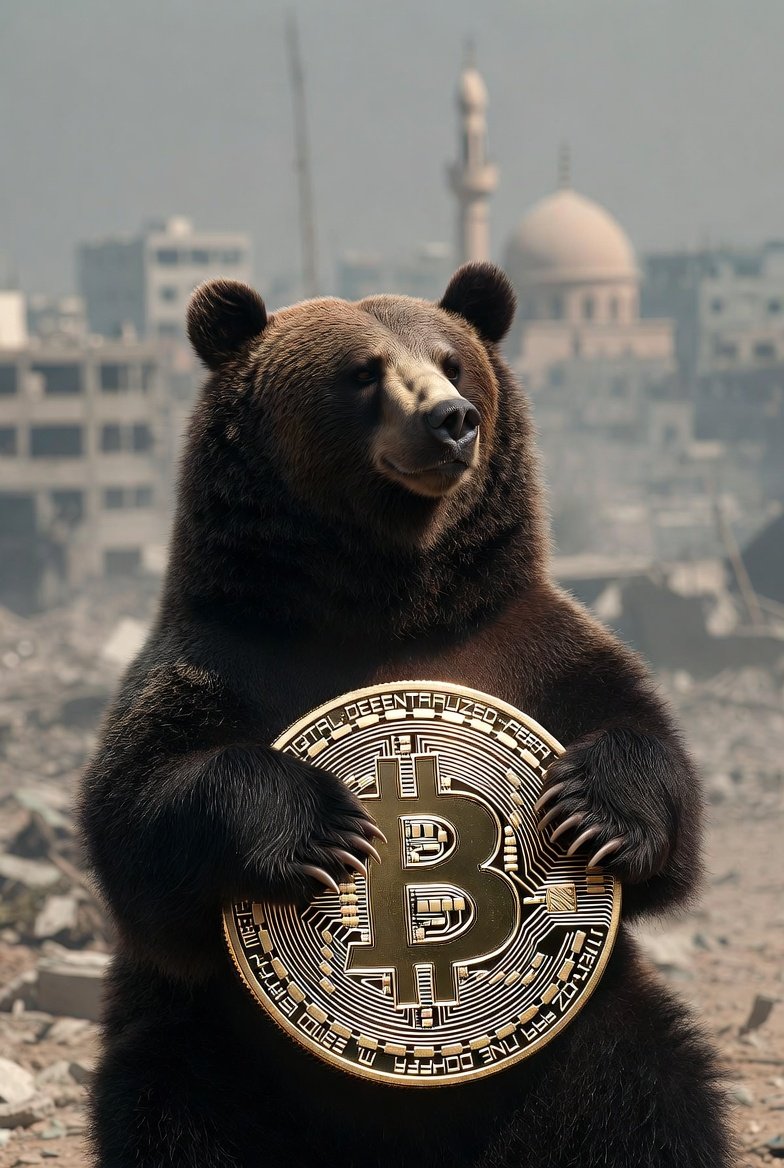 hendysuzuki's tweet photo. Bearsama kita pasti bisa #crypro #Iran #WorldWarIII #Trump #OilPrices #Bitcoin https://t.co/cCnhA1v45N