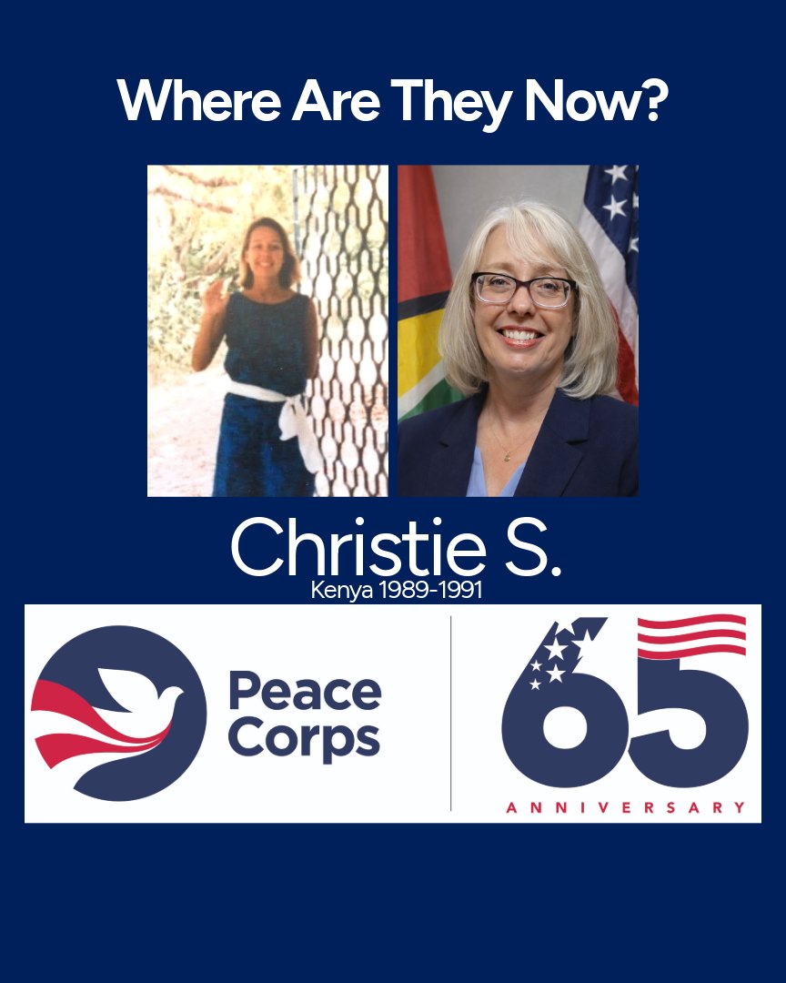 🕊️ As we mark #PeaceCorps Week and 65 years of impact, we’re highlighting how service shapes careers long after Volunteers return home from the toughest job they'll ever love. 
facebook.com/PeaceCorpsGuya…
#PeaceCorps65 #ToughestJob #PeaceCorpsGuyana #Service 🇬🇾