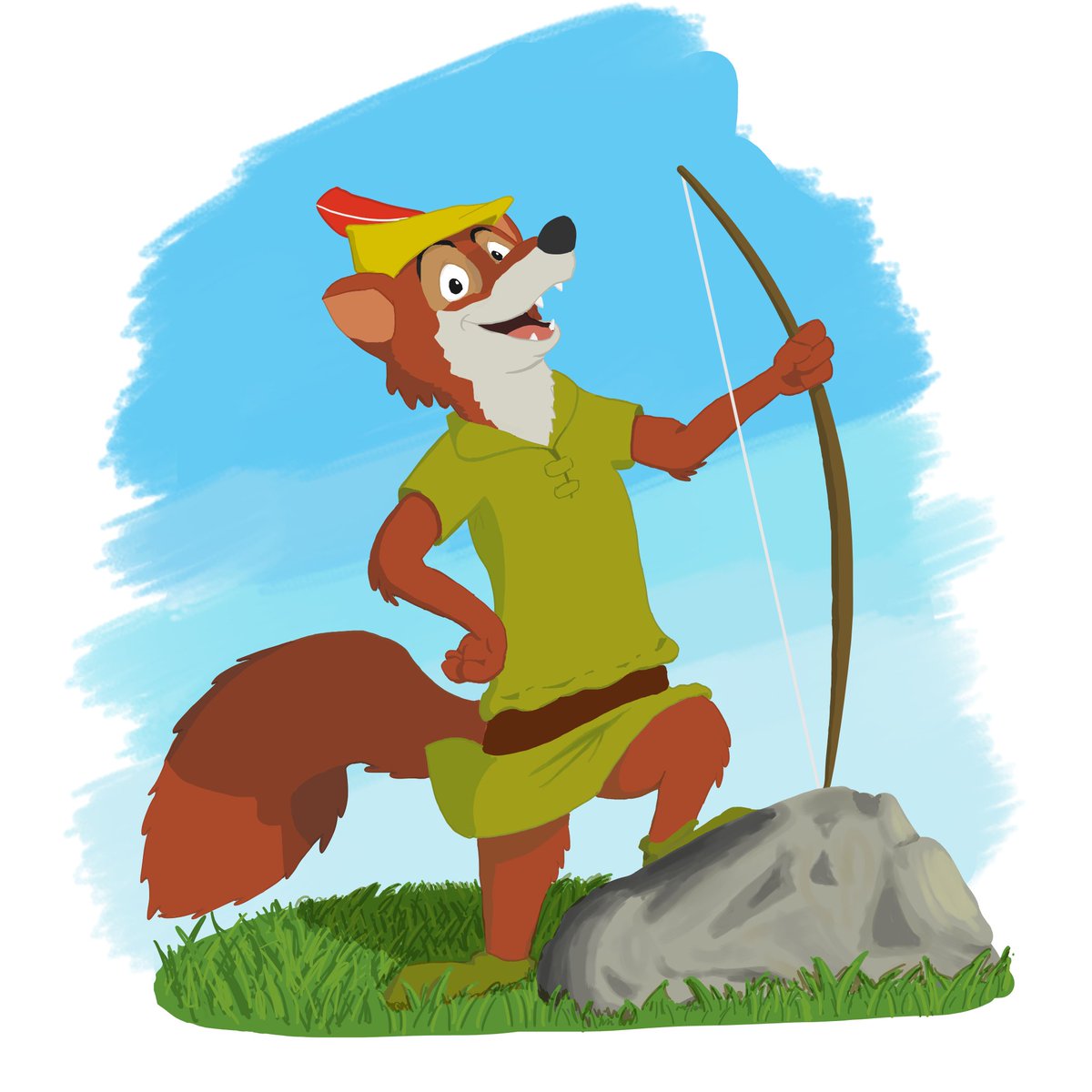 Robin Hood

#art #furry #furryart #fanart #cartoonart #digitalart #krita #RobinHood #Disney #Fox