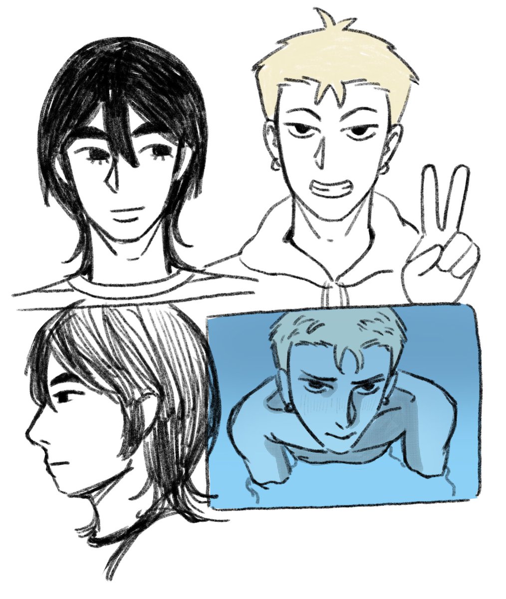 kneeyoow's tweet photo. some sketches i did of my stupid ocs https://t.co/pKVP35cpAd