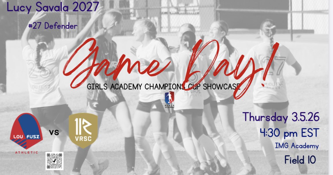 Lucysavala27's tweet photo. It's GAME DAY🔥

@LouFuszSoccer @LFA09GA @GAcademyLeague @ImCollegeSoccer @ImYouthSoccer @PrepSoccer @TheSoccerWire @TopDrawerSoccer https://t.co/dAE7JXsYnQ