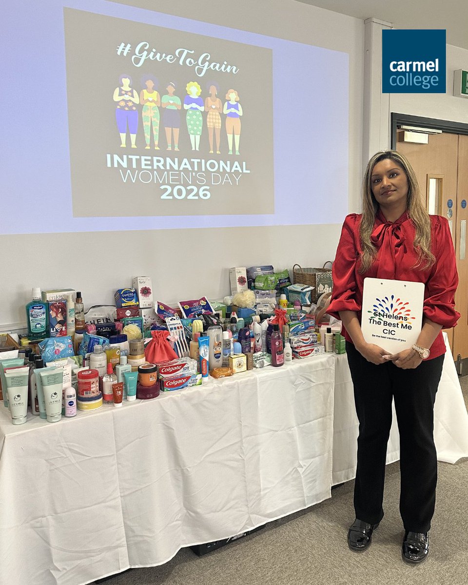 As International Women’s Day this Sunday, our college community has been collecting donations for the Domestic Violence Women’s Refuge. 💜
Shana Begum, a leading voice in domestic abuse awareness, was delighted to see the fantastic efforts from our staff and students. #IWD
