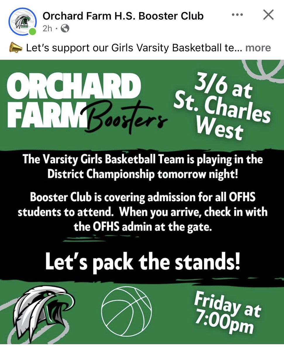Orchard Farm Girls Basketball tweet media