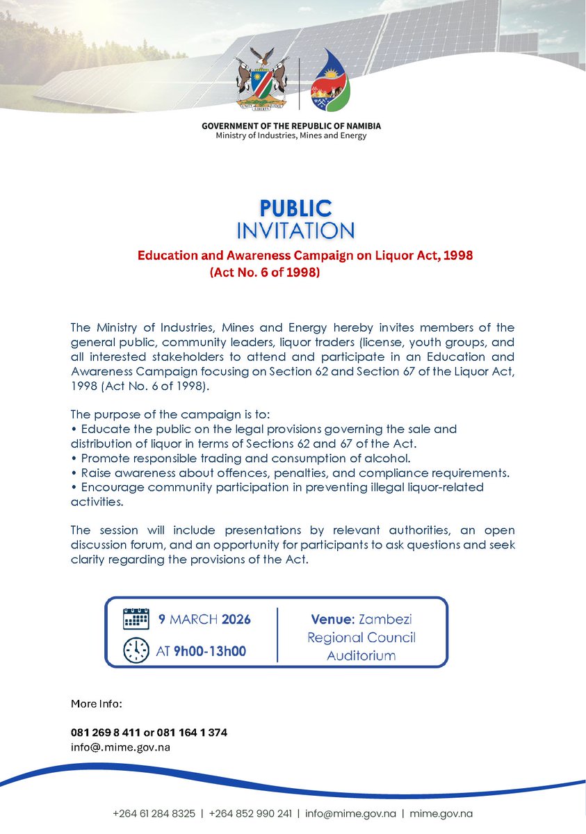 Ministry of Industries, Mines and Energy (MIME) tweet media