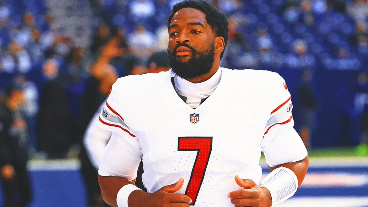 ThePoniExpress's tweet photo. STEELERS QB UPDATE: The Steelers could sign Jacoby Brissett. If Aaron Rodgers tells the Steelers he's done. Per excellent Steelers insider Ray Fittipaldo.

Brissett would start. And then eventually give way to Will Howard. Brissett threw 23 TD in 2025.

Wow. https://t.co/ZZADplCerk
