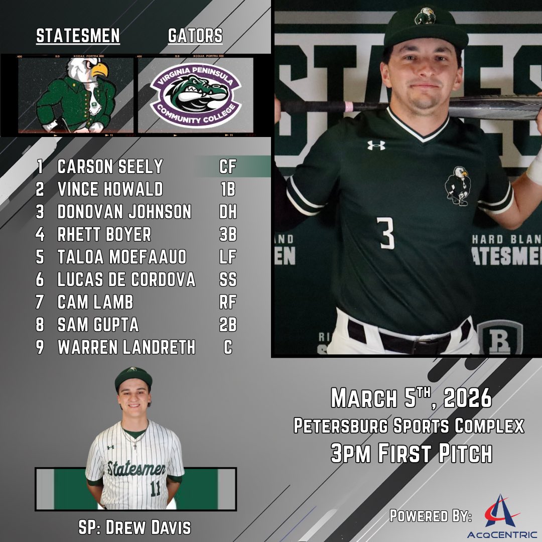 Richard Bland College Baseball tweet media