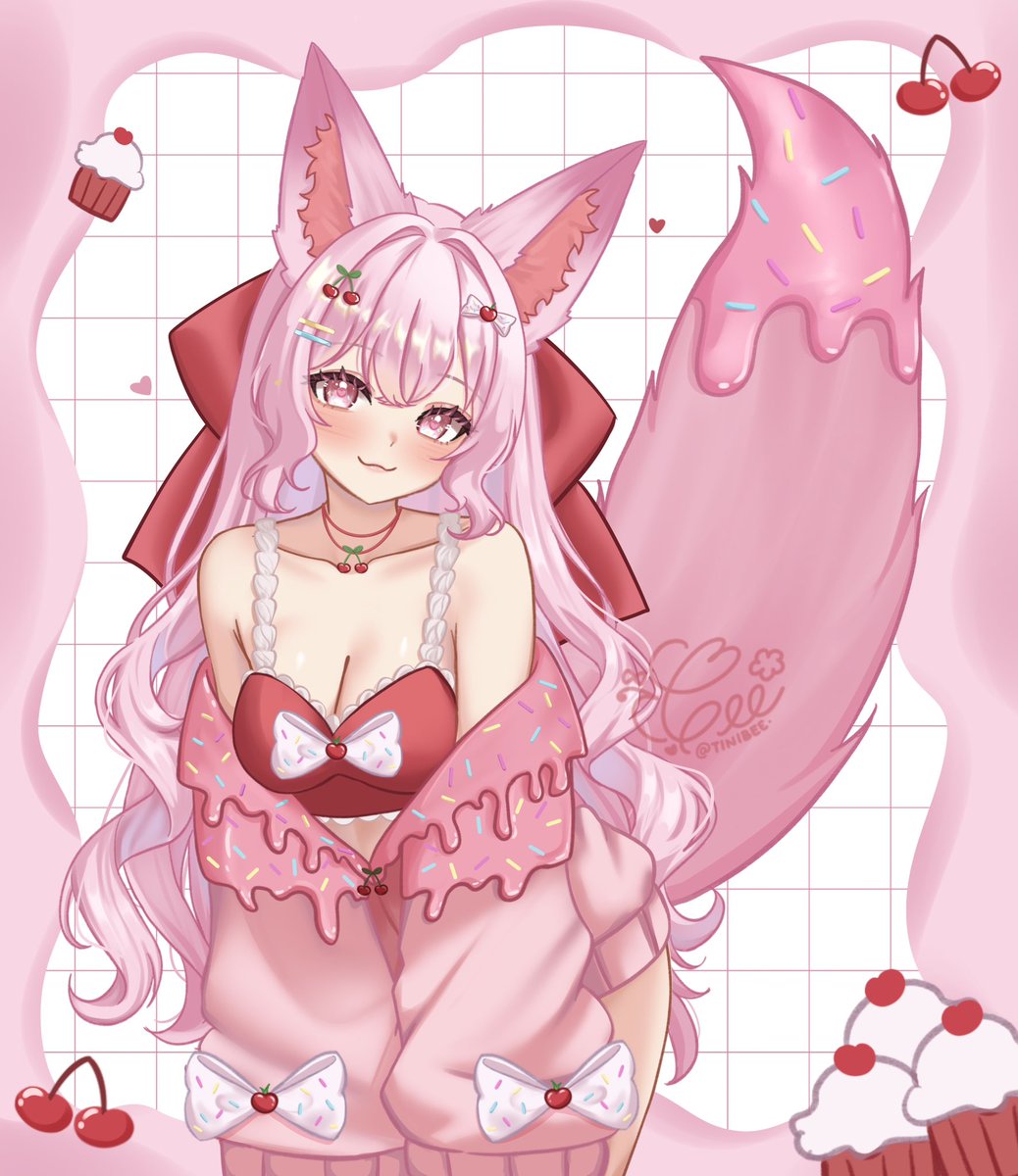 my first live2d debut was over a year ago now!!!! 
it genuinely feels like it just happened. two years of streaming is quickly approaching! i love doing this so much, i hope you will all let me be your cupcake fox forever!!!