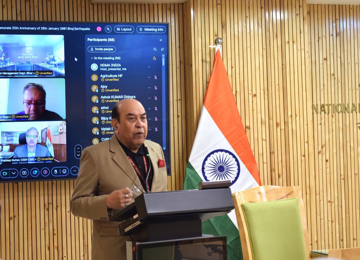 ndmaindia's tweet photo. Hon’ble President of India  appoints Lt Gen Syed Ata Hasnain (Retd.), Member, @ndmaindia &amp; a decorated former Indian Army officer as Governor of Bihar. @ndmaindia congratulates him on this distinguished responsibility and takes pride in his continued service to the nation. 🇮🇳 https://t.co/QRCNEncZE4