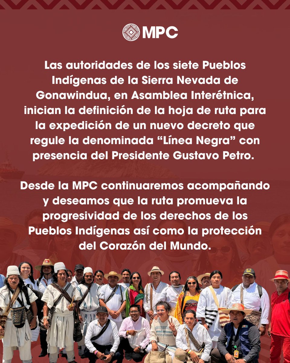 Mesa Permanente de Concertación Indígena - MPC tweet media