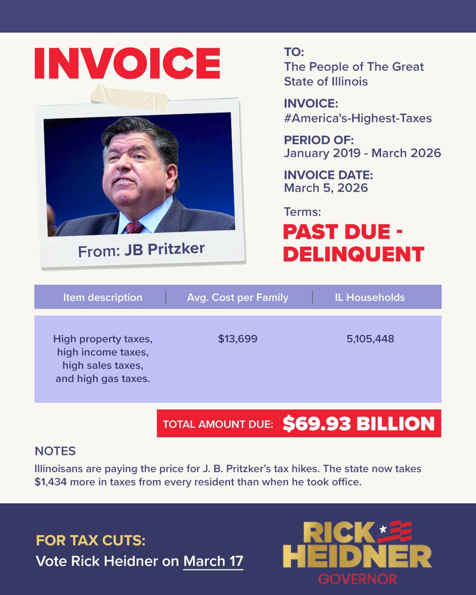 .<a href="/JBPritzker/">JB Pritzker</a>, from the hardworking Illinoisans this tax season:

Cut the check.