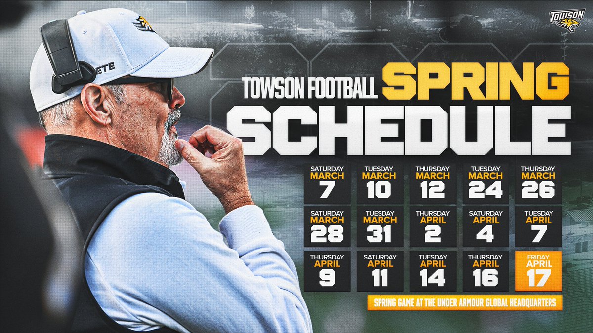 Towson Football tweet media