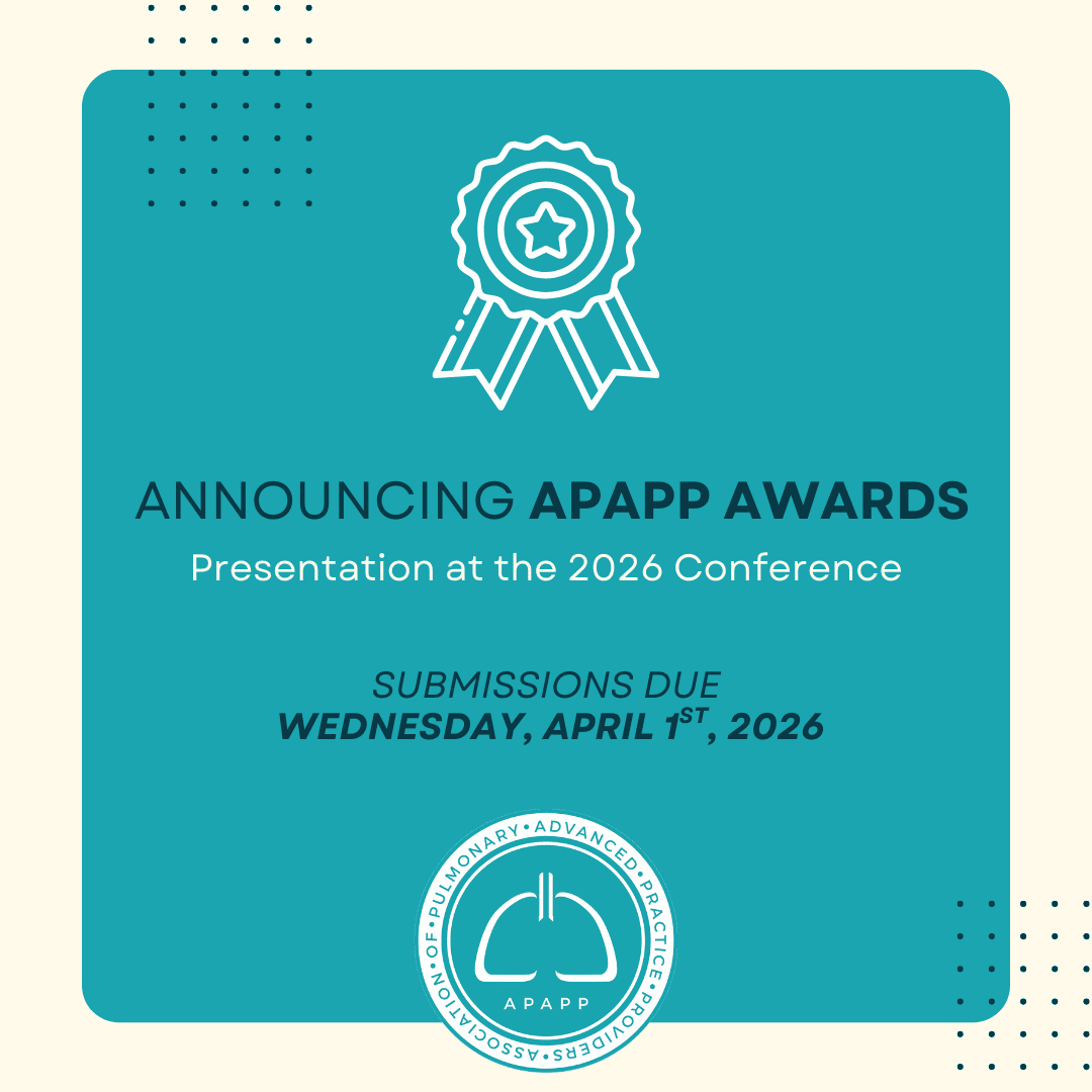 Assoc. of Pulmonary Advanced Practice Providers tweet media