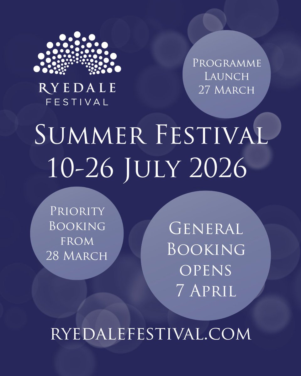 Ryedale Festival tweet media
