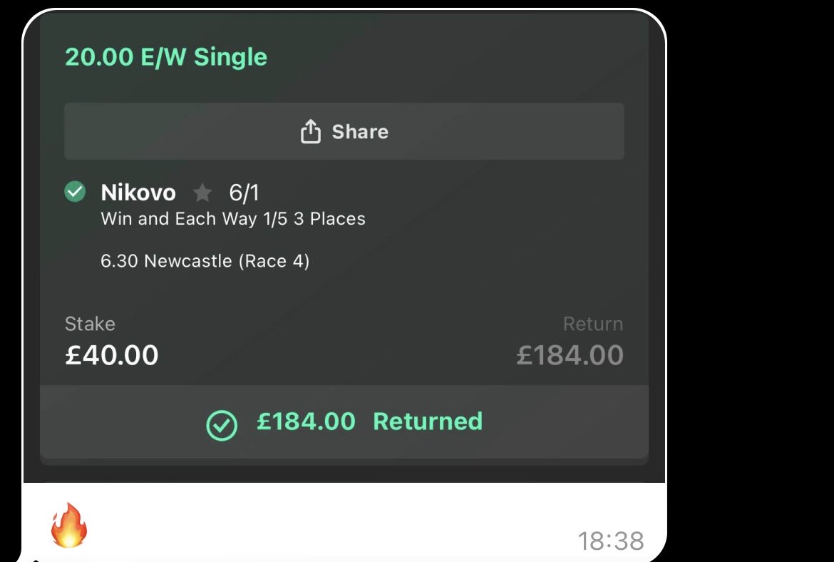 Tomssportsserv's tweet photo. Back to back 6/1 winners

Beautiful scenes 😍😍

If you’d like to try out the free page for Cheltenham feel free to have a look. As always the best bets (including this one) was tipped 24 hours in advance to vip members

Free page 👉🏻 https://t.co/shgrJjVvS6 https://t.co/SSwvF1m2m5