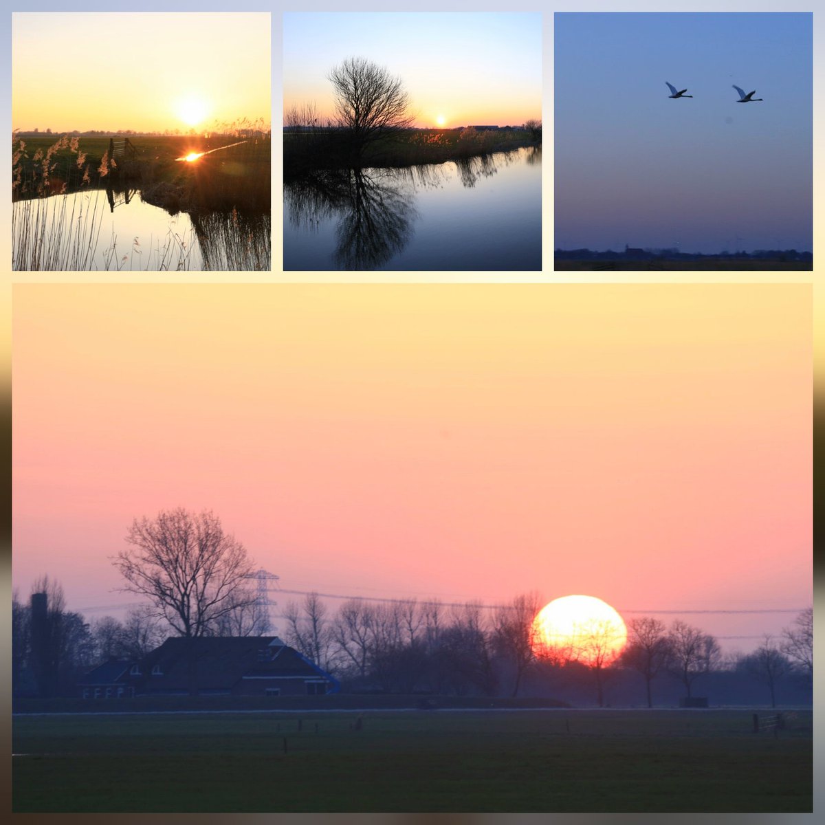 WNapBaukema's tweet image. #Zonsondergang Uitwierdermaar Marsumermaar
#mooigrunnen