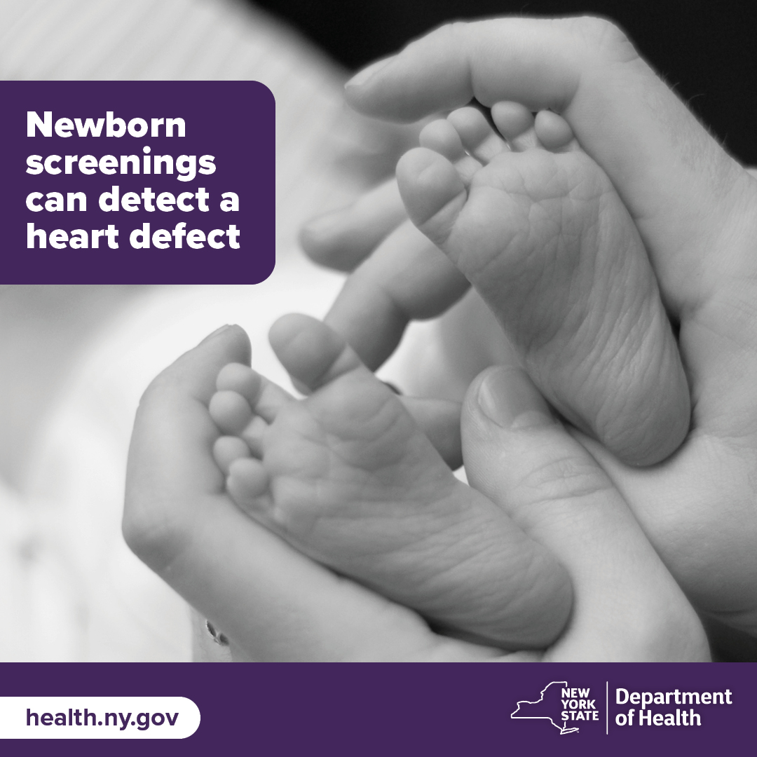 HealthNYGov's tweet photo. Learn more and stay informed about Critical Congenital Heart Disease (CCHD): https://t.co/B4Eqih3TxK https://t.co/wz2fja0ToC