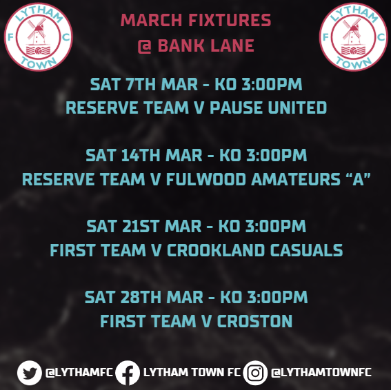 LYTHAM TOWN FC tweet media