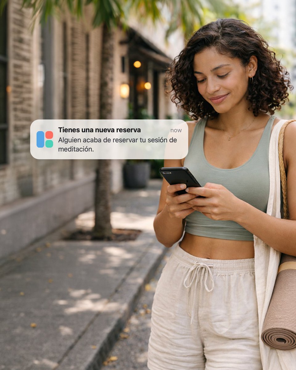 punybz's tweet photo. Esa notificación que te hace sonreír a mitad del día 📲✨

Tu negocio trabajando para ti, aunque estés de camino al gym.

Con https://t.co/h7haw2oMfc aceptas reservas y cobras solo. 👉 https://t.co/a0H7uxezrJ

#Freelancer #NegocioDigital #Mindfulness #punybz https://t.co/GHmZnml6qF