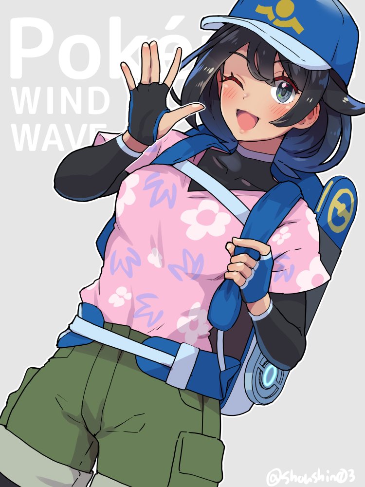 かぜなみちゃん(仮)絵完成。 