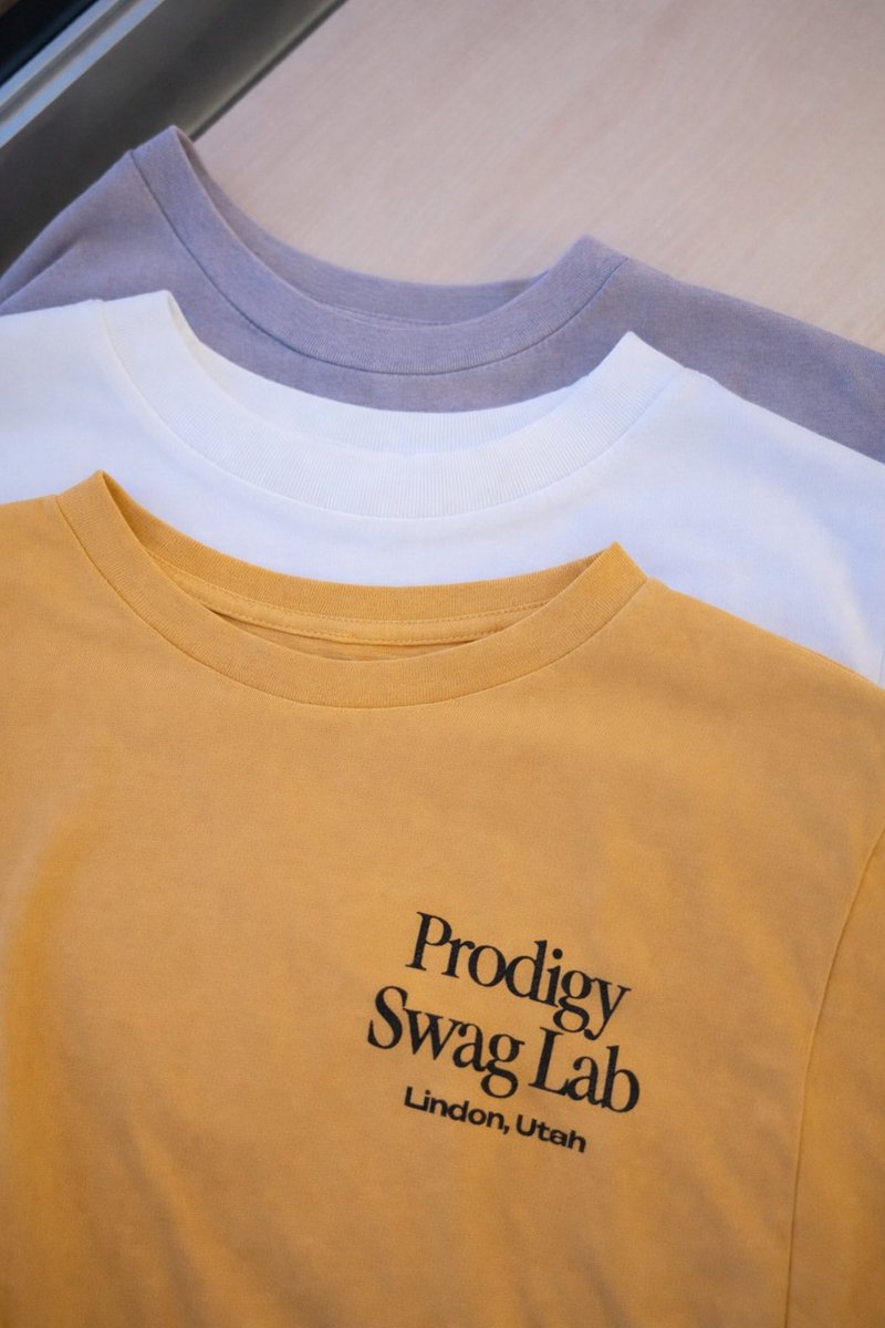 prodigypromos's tweet photo. Where we create moments, not just better swag.

Prodigy Swag Lab | Lindon, Utah https://t.co/IjkxV6orwF