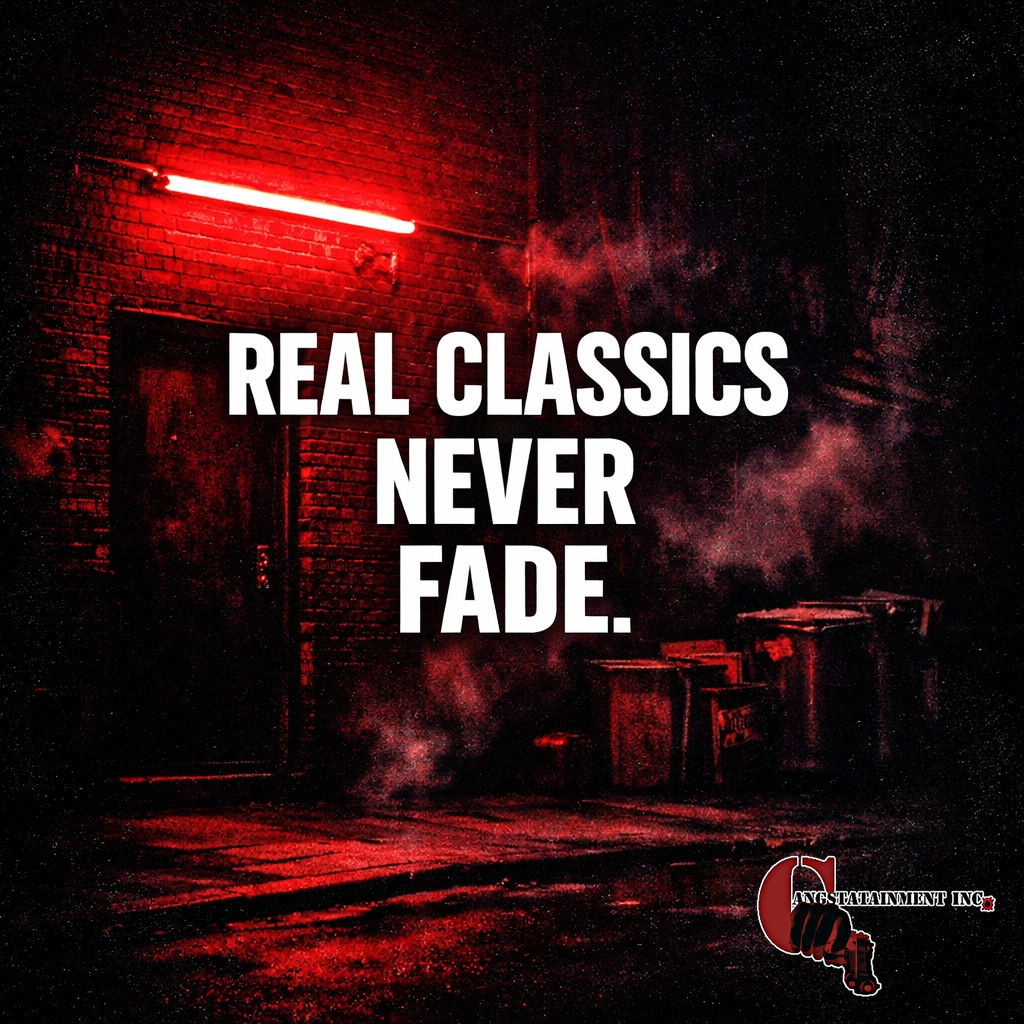 gangstatainment's tweet image. why real classics like concrete jungle outlast the viral trends. kids chasing 15 seconds of fame while G.O.D. building anthems that stay in the deck. trends come n go but streets dont forget real heat. #itiswhatitis #letsnetwork linktr.ee/gangstatainmen…