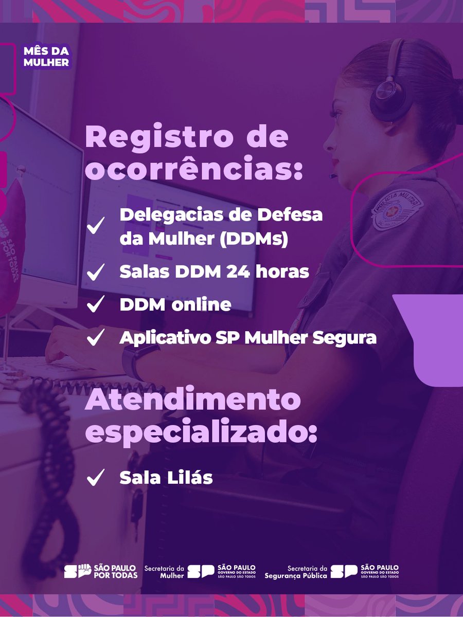 governosp's tweet photo. Com mais canais de denúncia, apoio às vítimas e cumprimento rigoroso das decisões judiciais, o estado fortalece a rede de proteção.
#SPPorTodas #ProteçãoÀsMulheres #SPMulher https://t.co/n5NzWe2xWG
