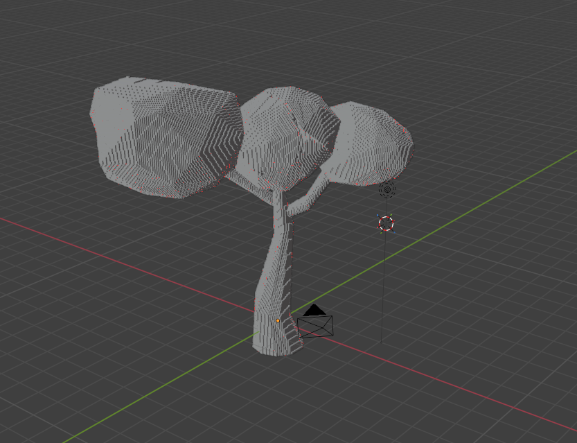 MoryoCodes's tweet photo. well its not as easy as i thought but its getting better atleast because today with alot of help and tutorial hell i made a tree now, a kind of step up from a mushroom in my opinion and since it looked  good i made it blocky instead of voxely https://t.co/T4eoYQf1b1