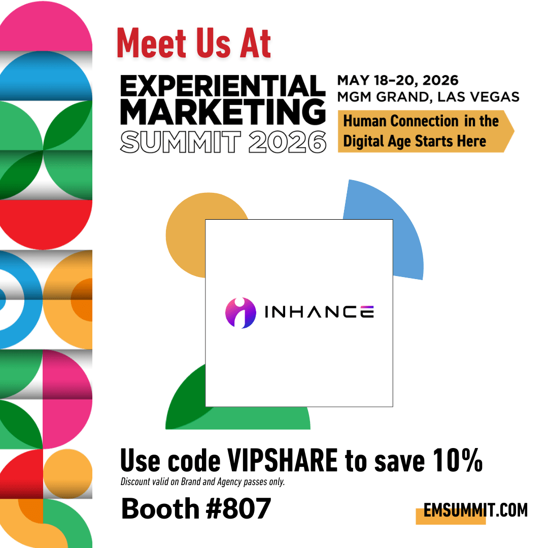 InhanceDigital's tweet photo. We’re excited to be part of Experiential Marketing Summit 2026.
Join us at the MGM Grand in Las Vegas and swing by Booth #807 to see how immersive tech, XR, and interactive storytelling are reshaping live brand experiences.#ExperientialMarketing #LiveEvents #BrandExperience https://t.co/AzKCjhCqVi