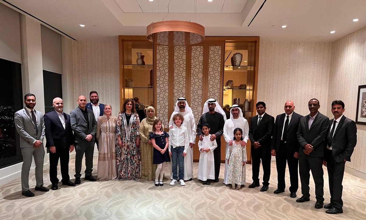 UAEinHouston's tweet photo. استقبلت القنصلية العامة لدولة الإمارات العربية المتحدة في هيوستن
بالتعاون والتنسيق مع ملحقية التعليم وعلوم التكنولوجيا والمكتب الصحي العسكري في هيوستن، مجموعة من الطلبة الإماراتيين المبتعثين للدراسة، إلى جانب المواطنين القادمين للعلاج ومرافقيهم، وذلك بمناسبة شهر رمضان الفضيل.
ورحّبت القنصلية بالحضور، مؤكدةً حرصها على متابعة شؤون المواطنين وتقديم مختلف أوجه الدعم والرعاية لهم، بما يعكس اهتمام دولة الإمارات العربية المتحدة بأبنائها في الخارج وحرصها على توفير أفضل سبل العناية والاهتمام بهم.

The Consulate General of the United Arab Emirates in Houston In cooperation and coordination with the Education and Technology Attaché and the Military Medical Office in Houston, received a group of UAE scholarship students, along with UAE nationals visiting Houston for medical treatment and their companions, on the occasion of the Holy Month of Ramadan.
The Consulate welcomed the attendees and reaffirmed its commitment to closely follow up on the affairs of UAE nationals and provide them with all necessary support and care, reflecting the UAE’s continuous dedication to its citizens abroad.