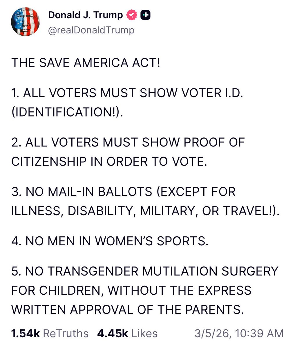 TheGhostReport's tweet image. Another slap in the MAGA tards faces.

Trump is now okay with transgender surgery on children as long they have "written approval of the parents."

How stupid do you fucking People feel now???

#HAHA