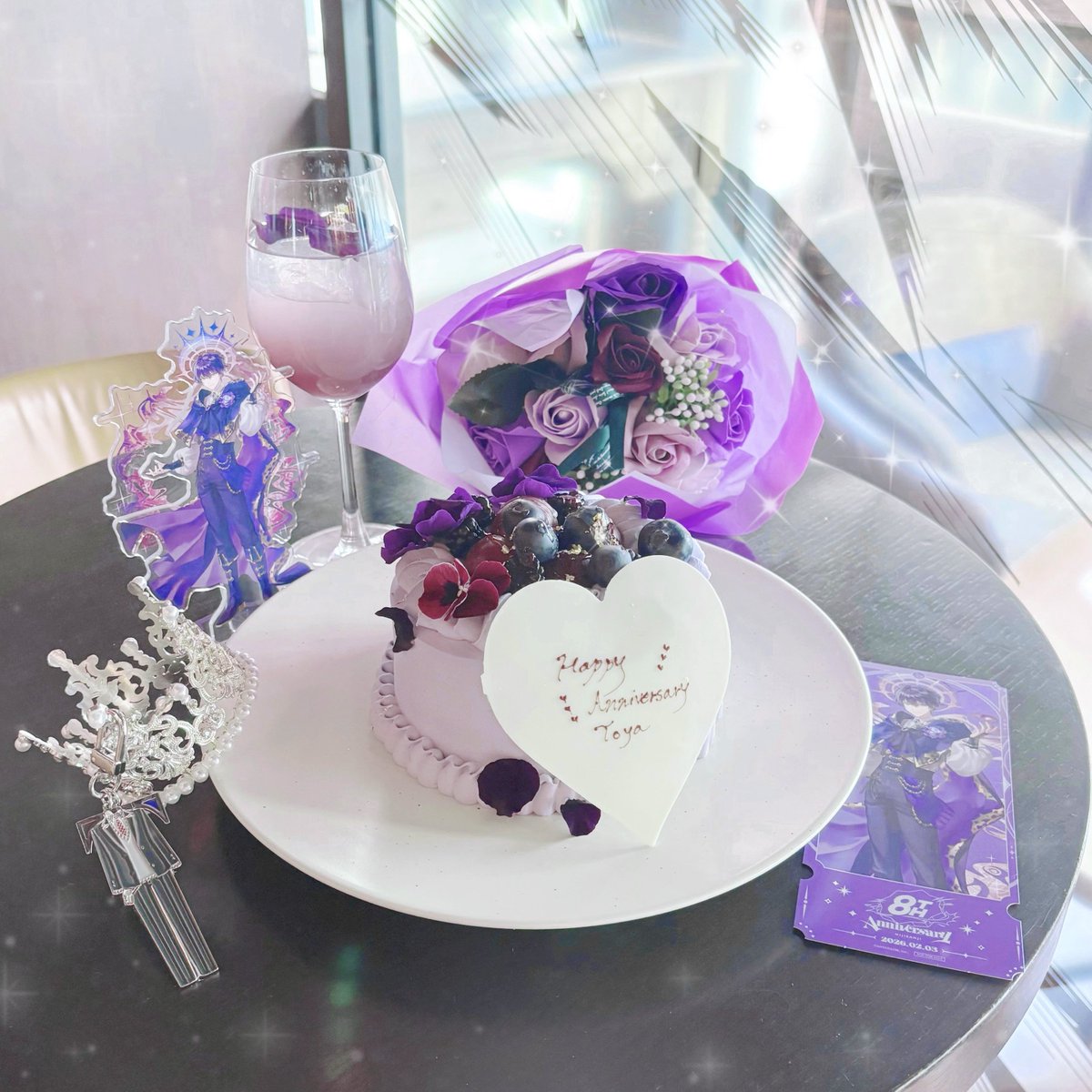 Ru__desuyo's tweet photo. ┈┈┈┈┈┈┈┈┈┈┈┈┈┈┈┈┈

𝟖𝐭𝐡 𝐀𝐧𝐧𝐢𝐯𝐞𝐫𝐬𝐚𝐫𝐲 ⸜❤︎⸝‍ 𝐓𝐨𝐲𝐚

𝐓𝐨𝐝𝐚𝐲 𝐢𝐬 𝐚 𝐫𝐞𝐚𝐥𝐥𝐲 𝐠𝐫𝐞𝐚𝐭 𝐧𝐢𝐠𝐡𝐭!!𓂃𓈒 🌙·̩͙

┈┈┈┈┈┈┈┈┈┈┈┈┈┈┈┈┈

8周年おめでとうございます！🎂
いつも元気をくれてありがとう🍀*゜

#剣持刀也8周年  #剣持刀也 https://t.co/lo44TqEmWR