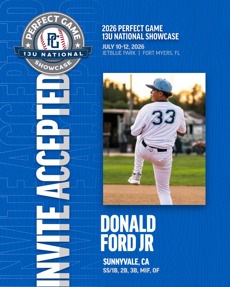 California_PG's tweet photo. Congratulations to Donald Ford Jr for accepting his invite to the 2026 PG 13U National Showcase! #InviteAccepted 💪 https://t.co/k0NlPhnxDP